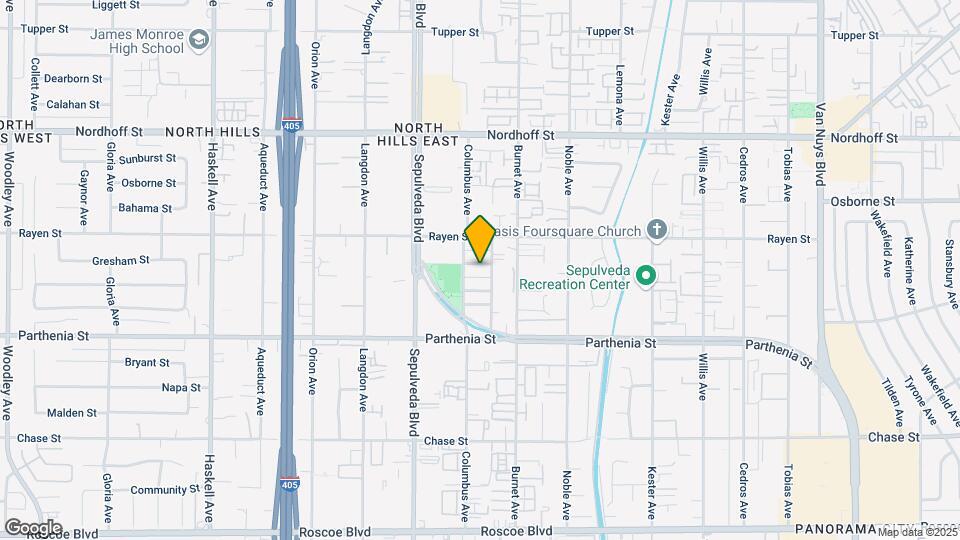 15242 Gresham St Map and Location Details