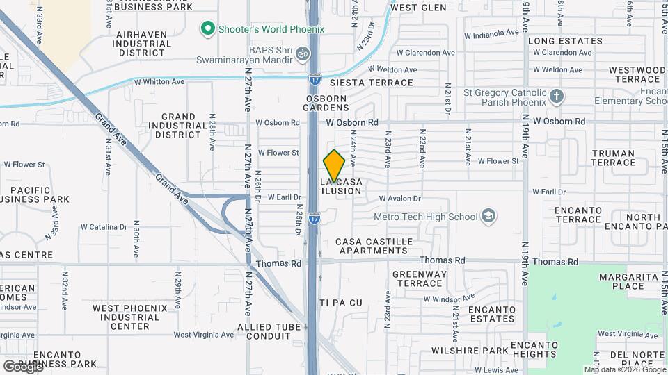 3046 N 24th Ln Map and Location Details