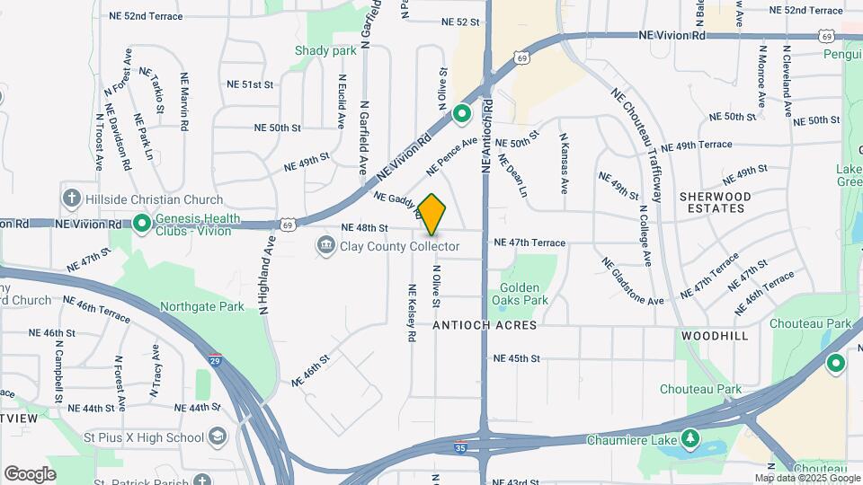 4716 N Olive St Map and Location Details