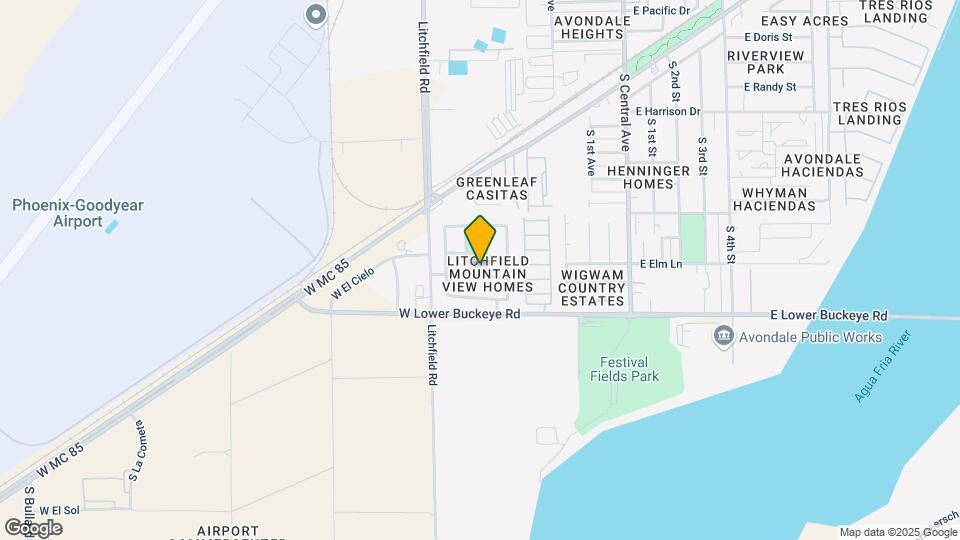 514 W Rio Vista Ln Map and Location Details