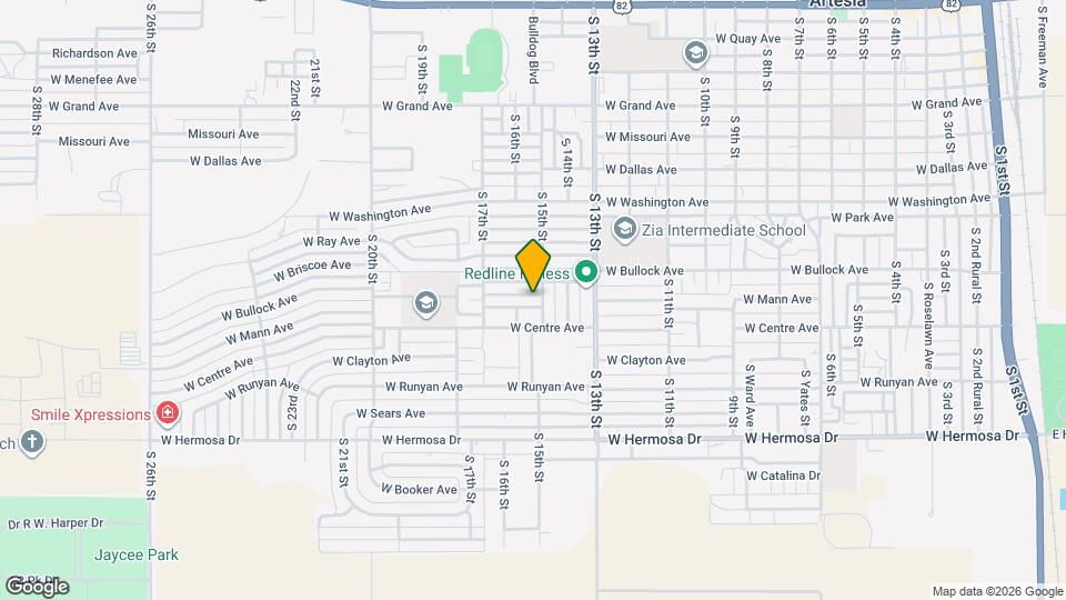 1504 W Mann Ave Map and Location Details
