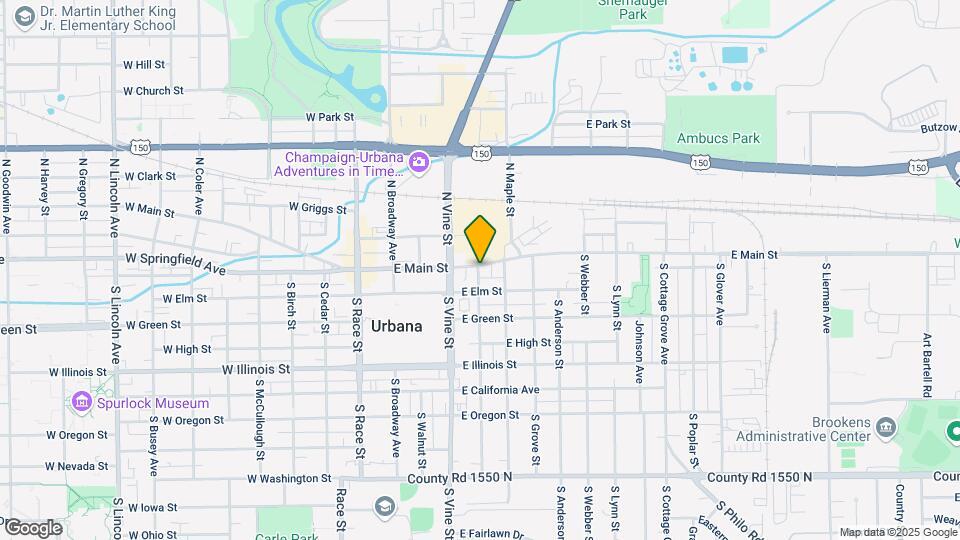 106 S Urbana Ave, Unit 1.5 Mapa y Detalles de la Ubicación