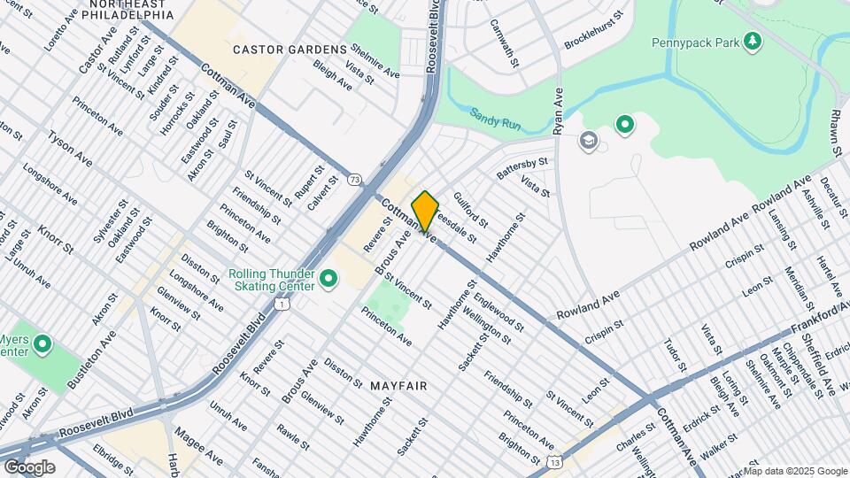 7236 Barnard Ave Map and Location Details