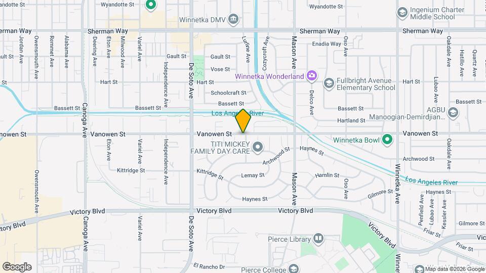 6763 Lurline Ave Mapa y Detalles de la Ubicación