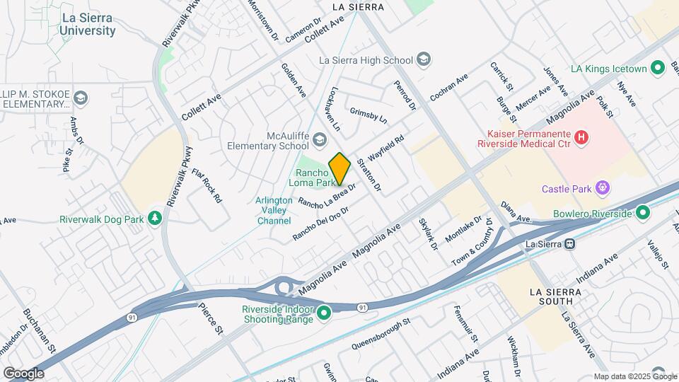 11341 Rancho La Brea Dr Map and Location Details