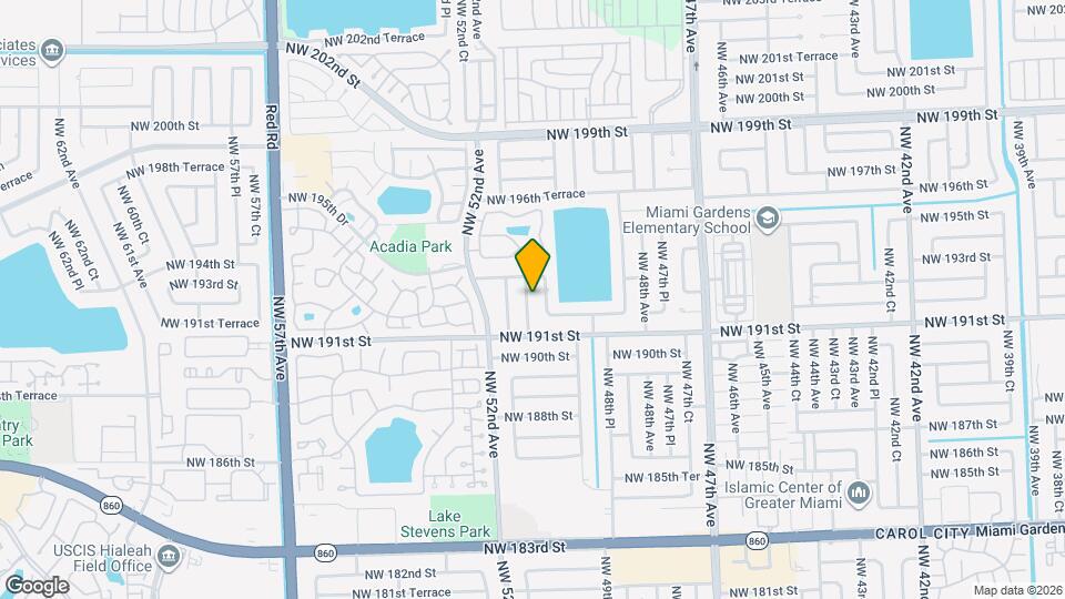 19225 NW 50th Ct Mapa y Detalles de la Ubicación
