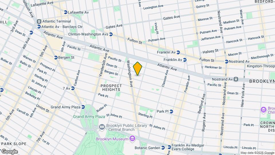 765 Bergen Street Map and Location Details