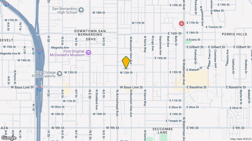242 W 13th St Map and Location Details