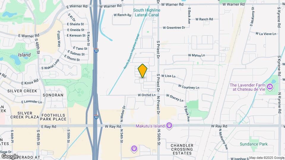 1312 N Zane Dr Map and Location Details