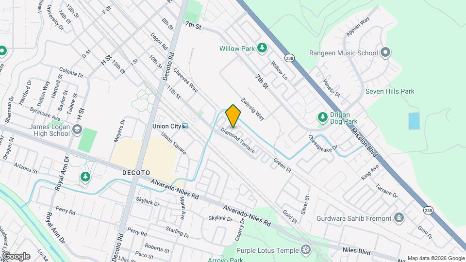 1046 Chalcedony Terrace Map and Location Details