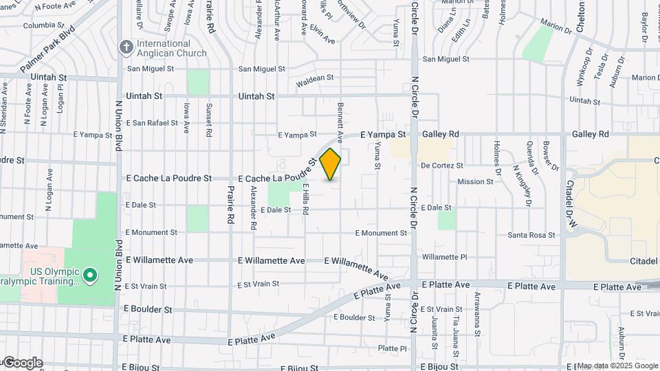 842 Bennett Ave Map and Location Details