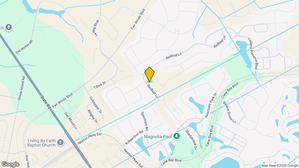 820 Redbud Ln Map and Location Details