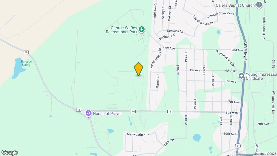 410 Clear Creek Ln Map and Location Details