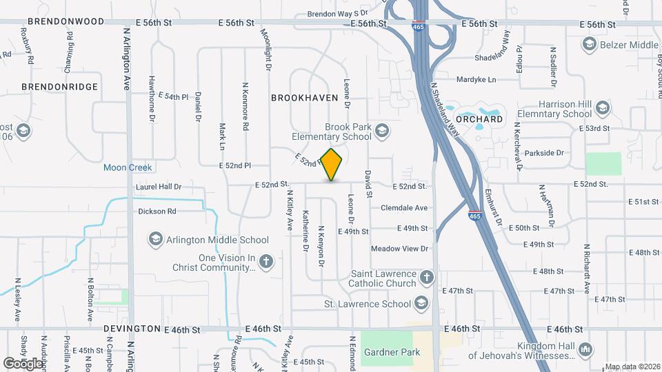 6713 E 52nd St. Map and Location Details