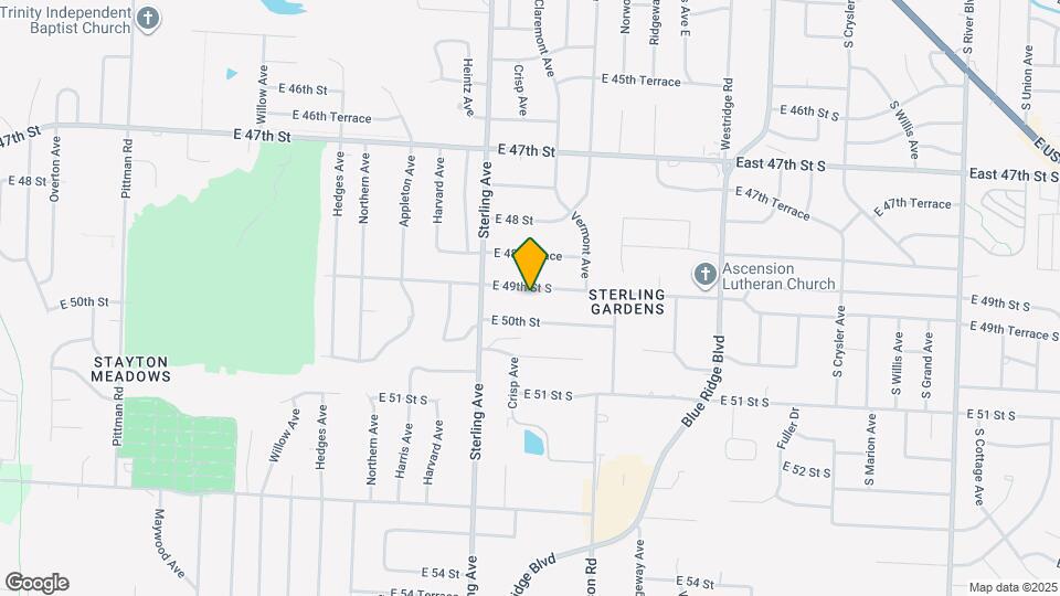 11211 E 49th St S Map and Location Details