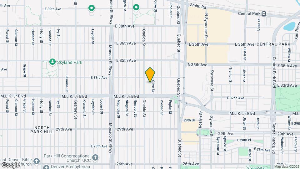 3251-3253 Olive St Map and Location Details