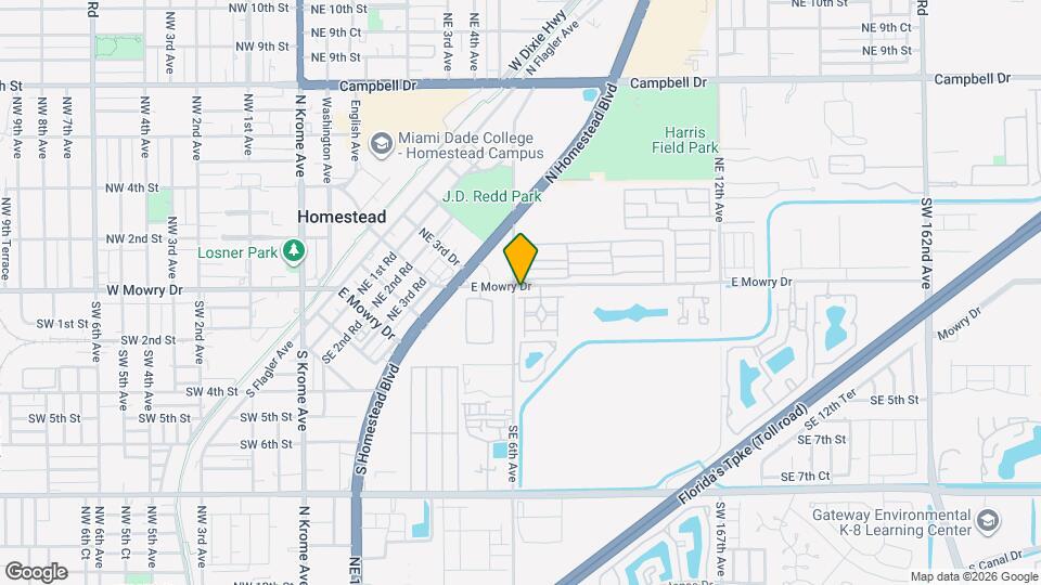 627 E Mowry Ct Map and Location Details