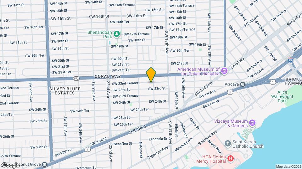 1814 SW 22nd Terrace Map and Location Details