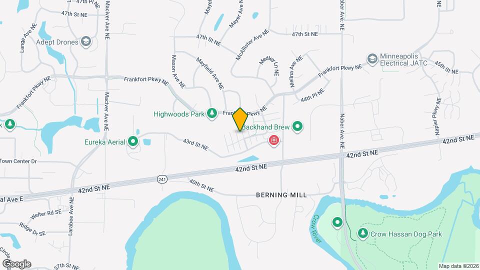 12556 43rd St NE Map and Location Details