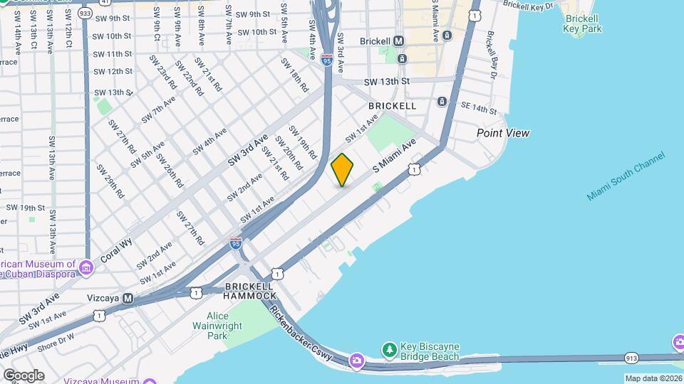 1898 S Miami Ave Map and Location Details