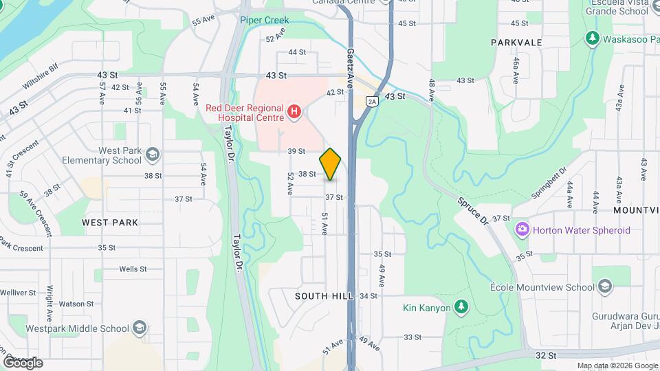 3707 51 Av Map and Location Details