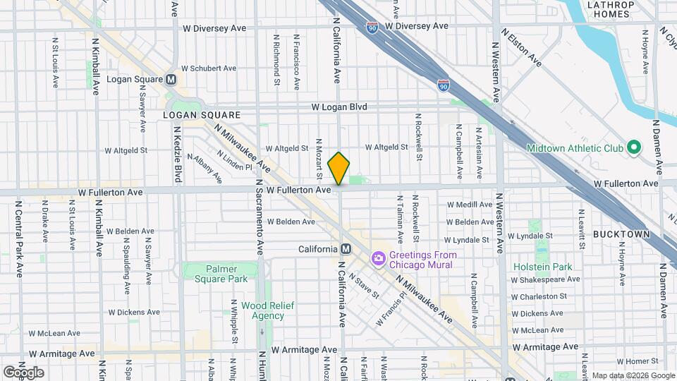 2378 N California Ave Mapa y Detalles de la Ubicación