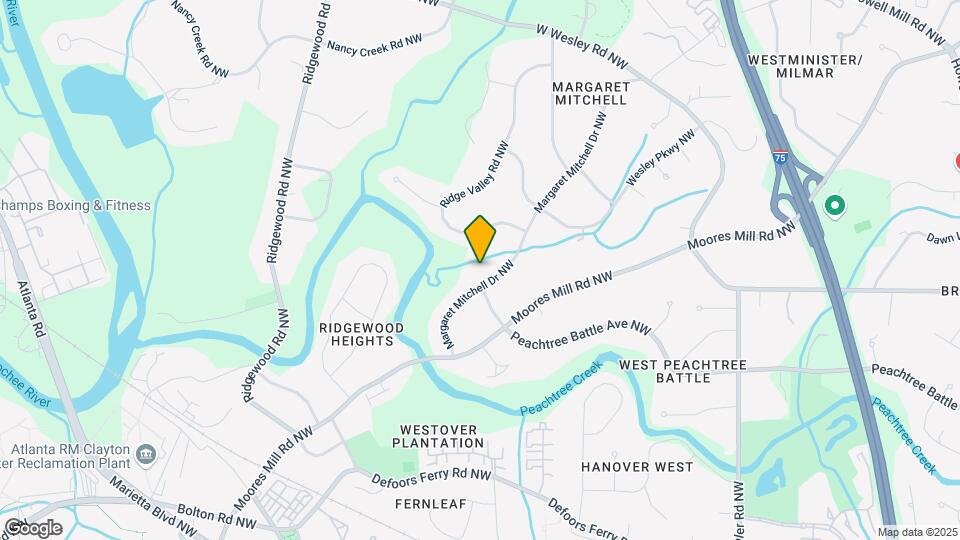 2710 Margaret Mitchell Dr NW Map and Location Details