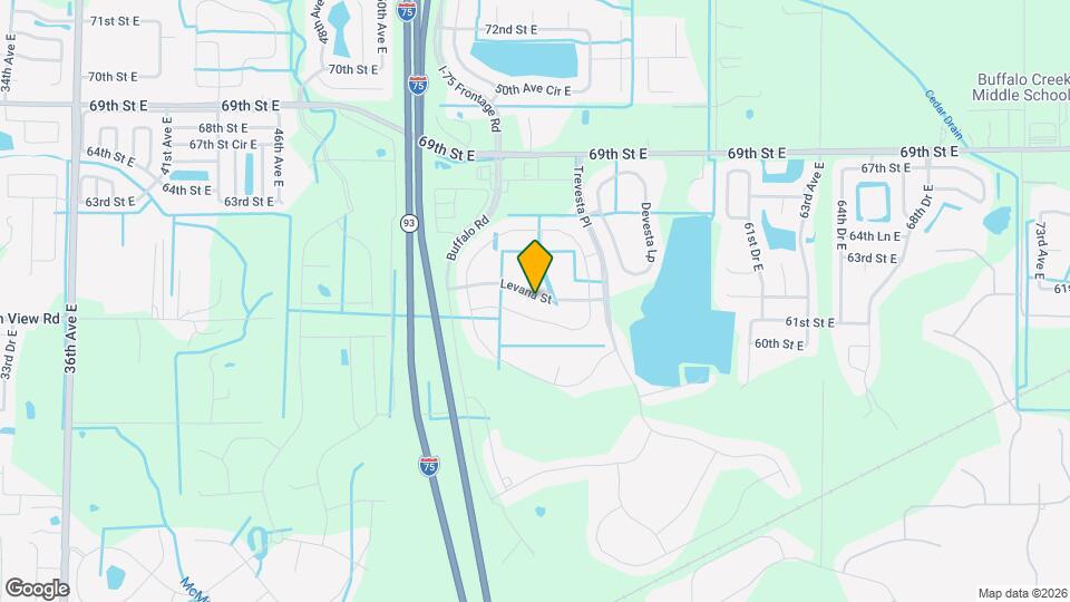 5303 Levana St Map and Location Details