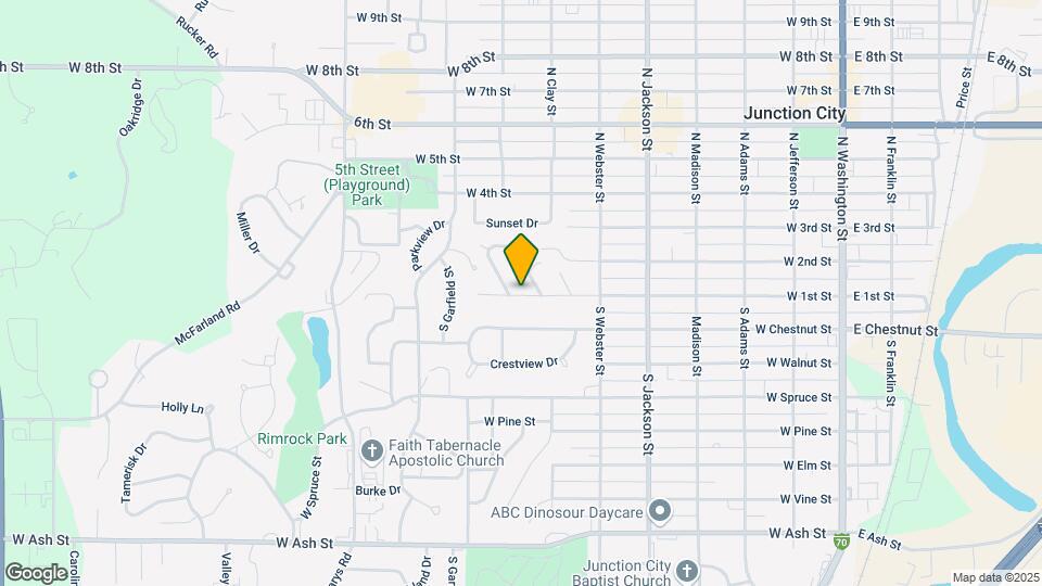 732 W 1st St Map and Location Details
