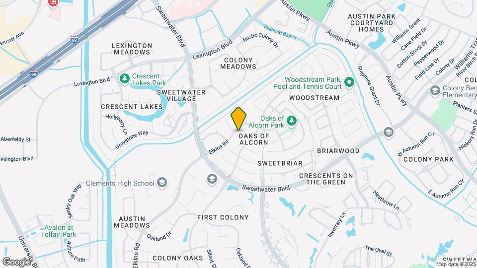 3823 Elkins Rd Map and Location Details