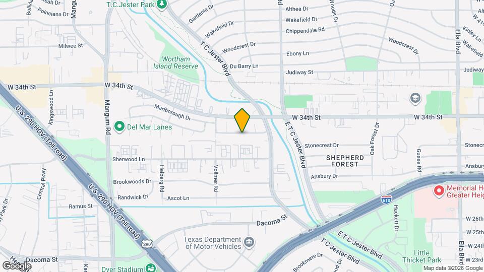 3815 Gardendale Dr Map and Location Details