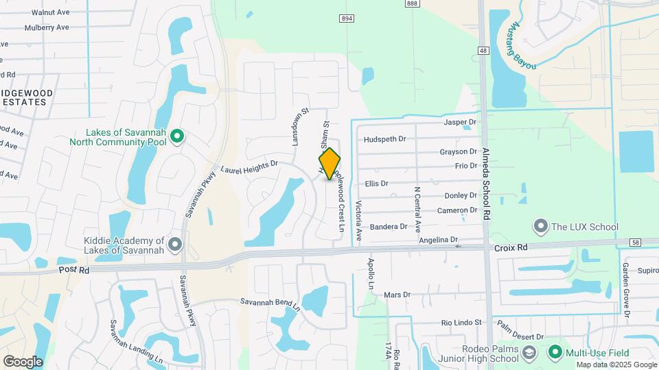 4811 Sunset Park Ln Mapa y Detalles de la Ubicación