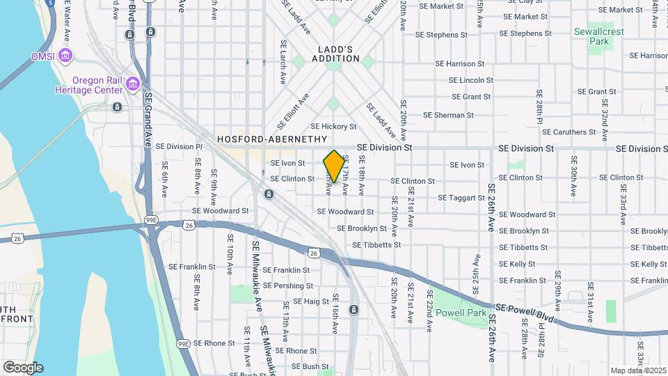 1603 SE Taggart St Map and Location Details