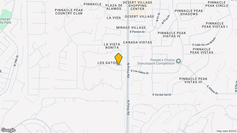 8704 E Los Gatos Dr Map and Location Details