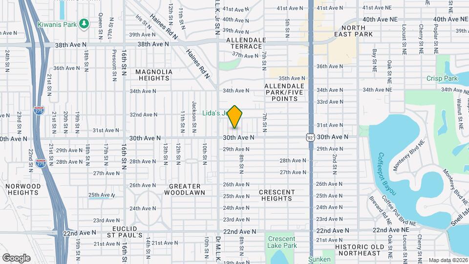 3010 8th St N Mapa y Detalles de la Ubicación