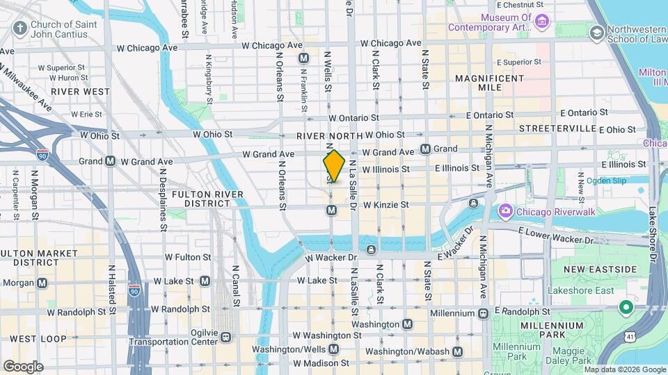 191 W Hubbard St Mapa y Detalles de la Ubicación