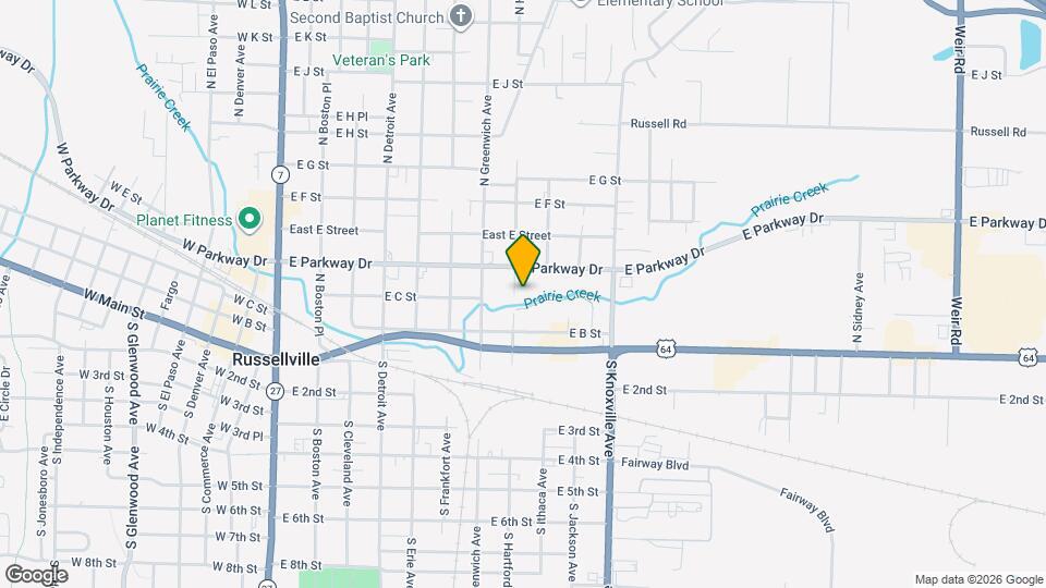 300 N Hartford Ave Map and Location Details