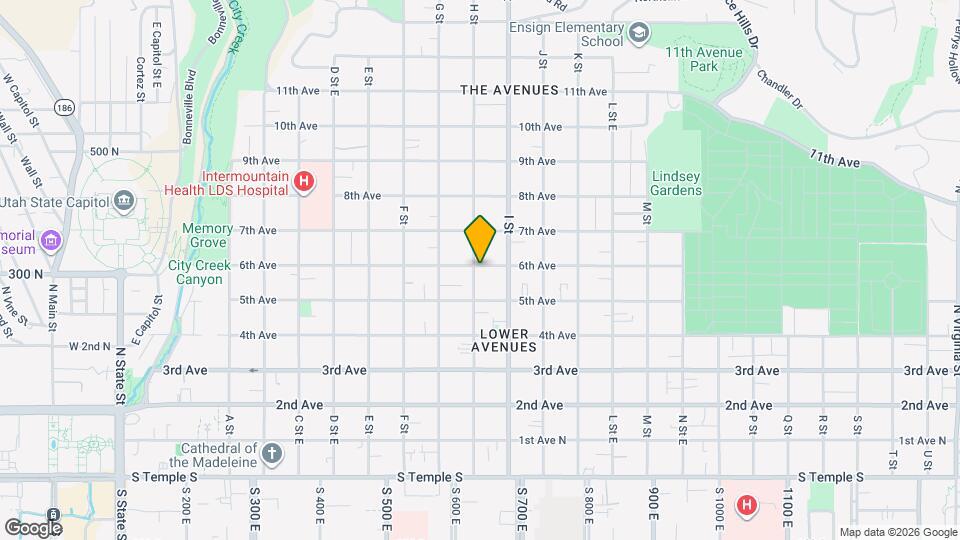 554 E 6th Ave Mapa y Detalles de la Ubicación