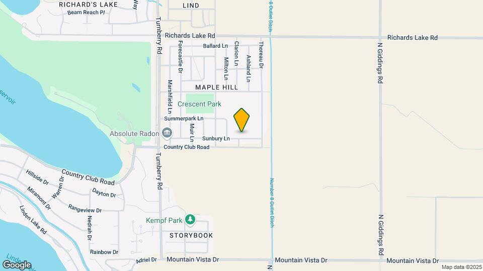 2502 Sunbury Ln Map and Location Details