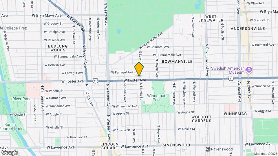 2204 W Foster Ave, Unit 3 Map and Location Details