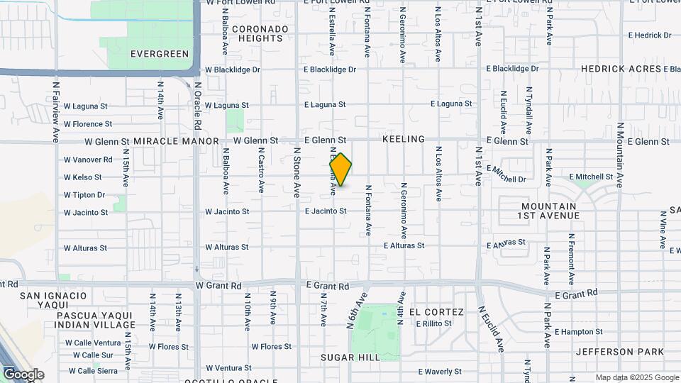2632 N Estrella Ave Mapa y Detalles de la Ubicación