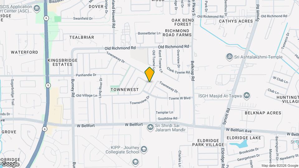 10303 Old Towne Ln Map and Location Details