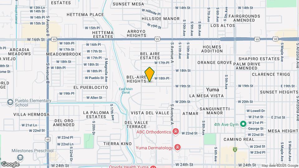 1340 W 19th St Mapa y Detalles de la Ubicación