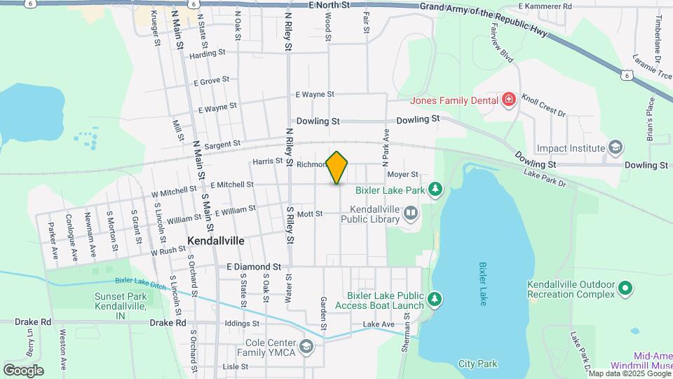 632 E Mitchell St Map and Location Details