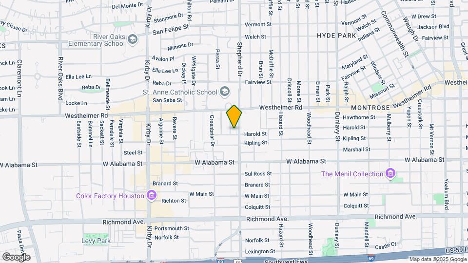2112 Harold St Map and Location Details