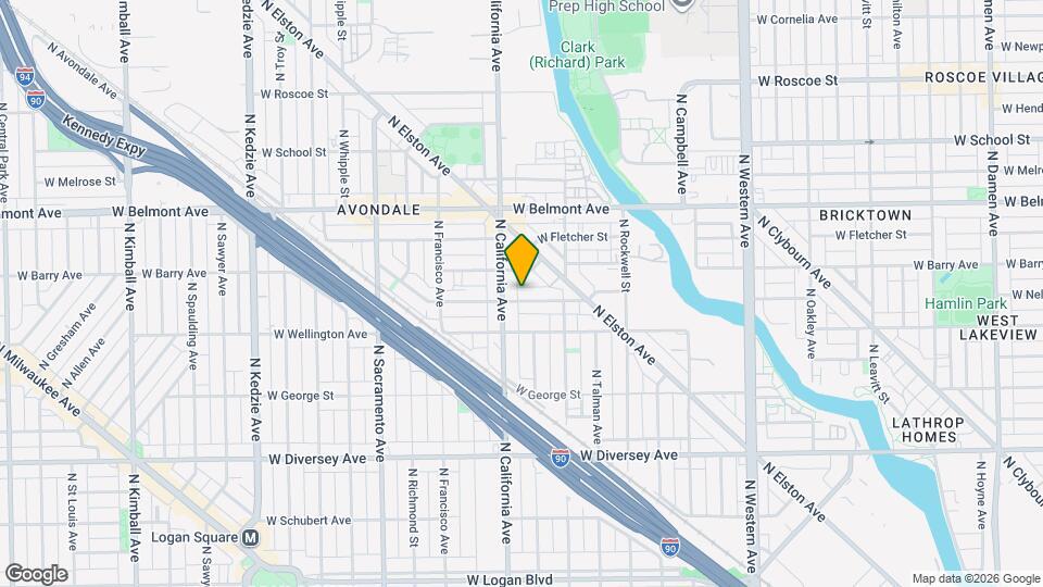 2742 W Nelson St, Unit 1 Map and Location Details