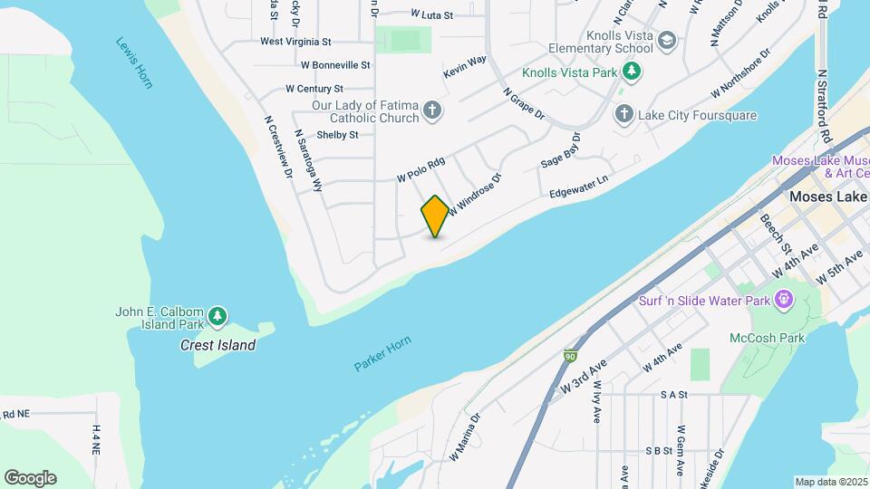 1056 Edgewater Ln Map and Location Details