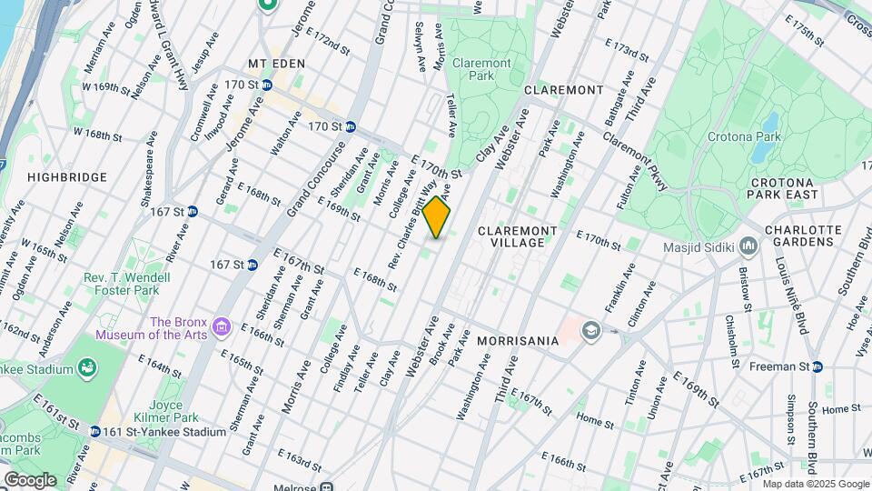 1297 Clay Ave Mapa y Detalles de la Ubicación