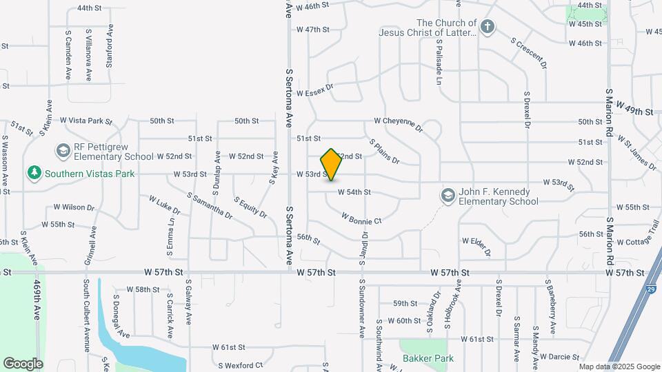 6528 W 54th St Map and Location Details