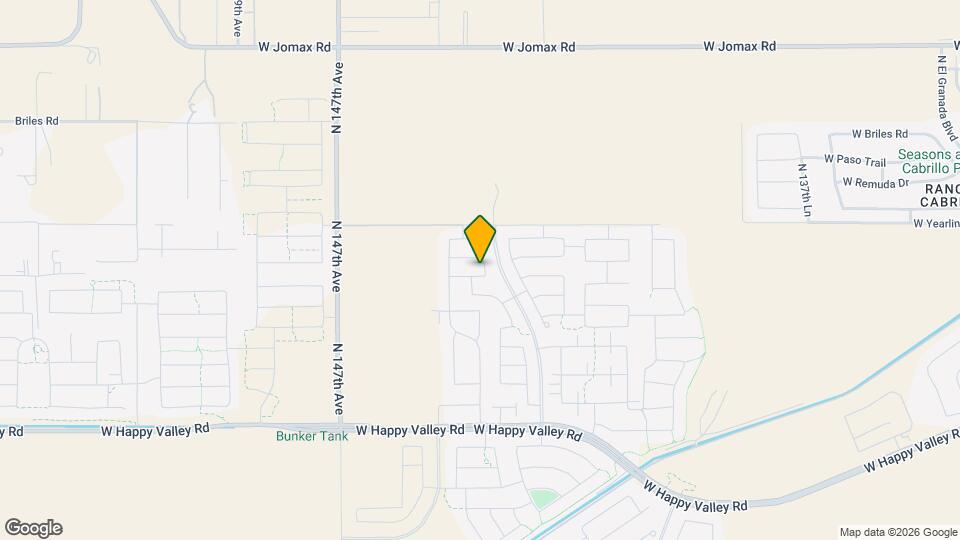 14418 W Cottontail Ln Map and Location Details